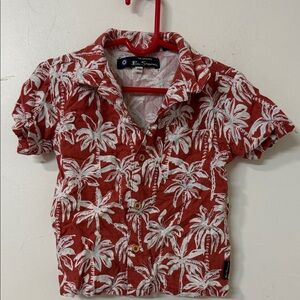 Ben Sherman Red and White Kids Shirt